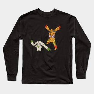 Terriermon and Rapidmon Long Sleeve T-Shirt